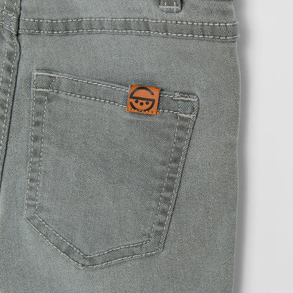 Boy's Denim Pants Slim Fit Gray