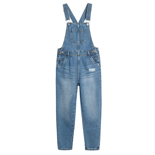 Girl's Denim Dangri Denim