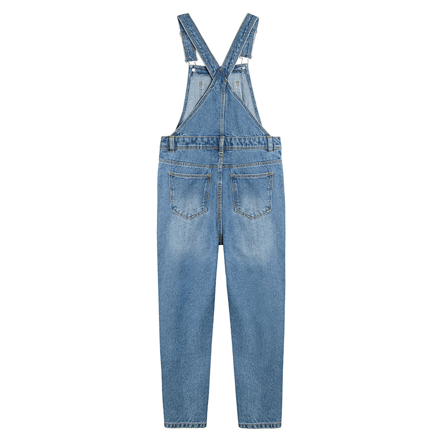 Girl's Denim Dangri Denim