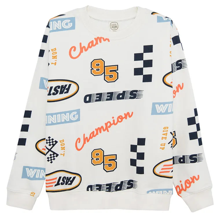 Boy's Sweatshirt Ecru