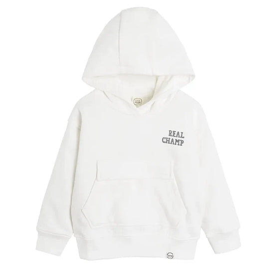 Boy's Hooded Sweatshirt Ecru