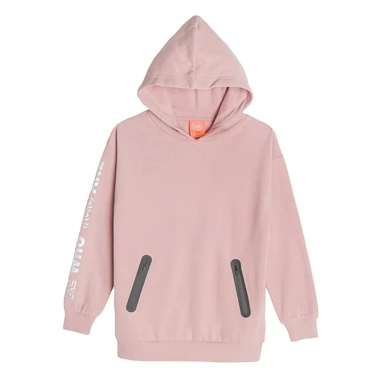 Girl's Hooded Sweatshirt Pink