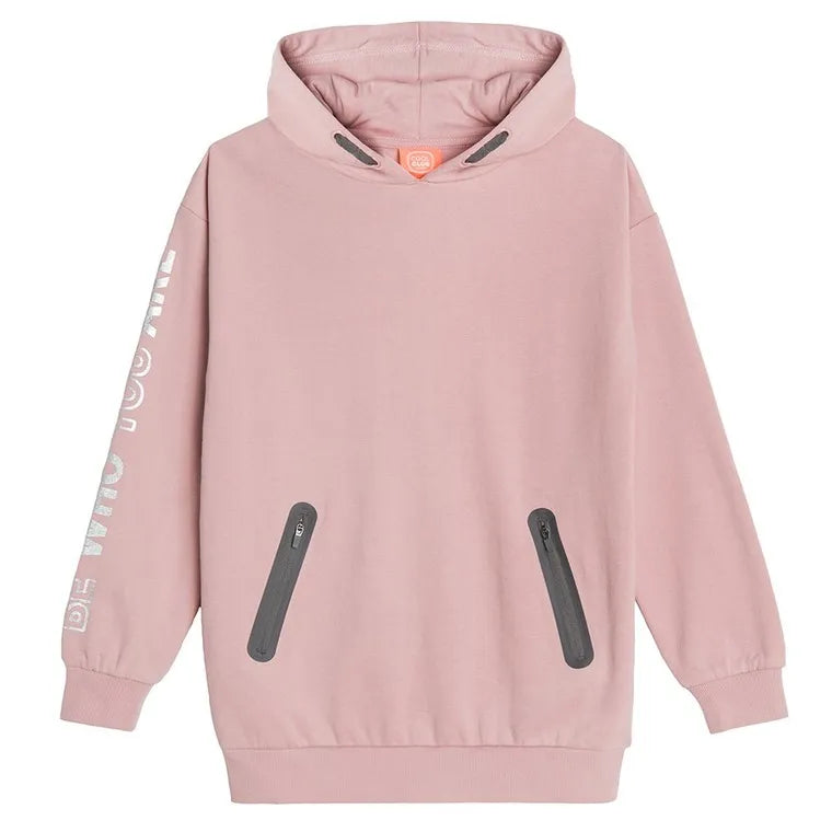 Girl's Hooded Sweatshirt Pink