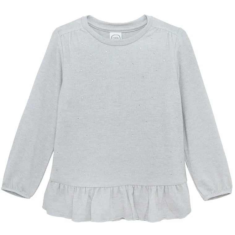 Girl's Long Sleeved Blouse Gray