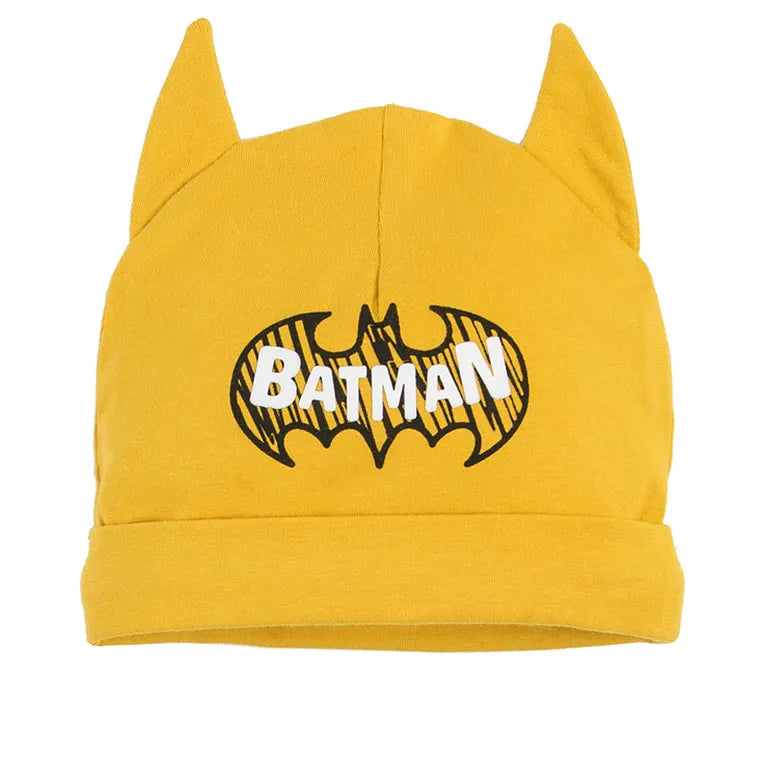 Boy's Cap Yellow Black Batman Set 2 Pcs CC LAB2501797 00