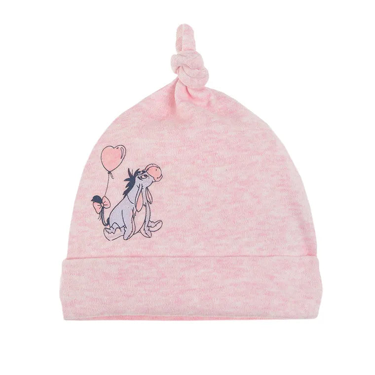 Beanie For Girl's Organic Cotton Mix Winnie The Pooh Set 2 pcs CC LAG2402356