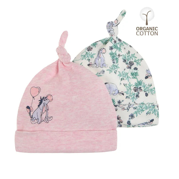 Beanie For Girl's Organic Cotton Mix Winnie The Pooh Set 2 pcs CC LAG2402356