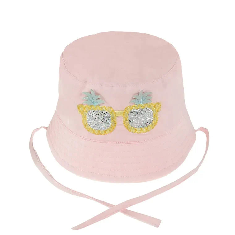 Girls Cap Tied Pink CC CAG2402260