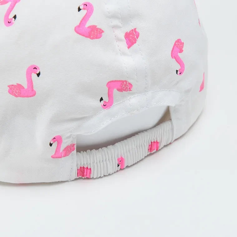 Cap For Girl's White CC CAG2402269