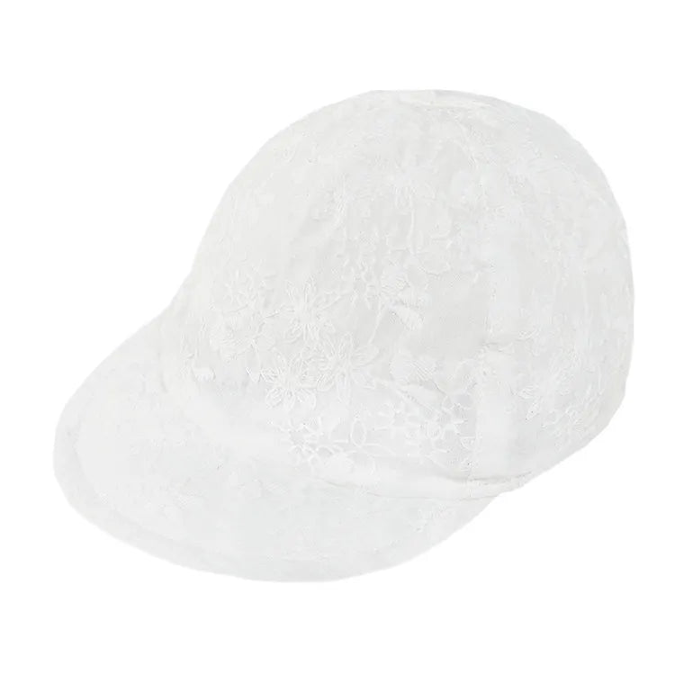 Cap For Girl's Ecru CC CAG2402255