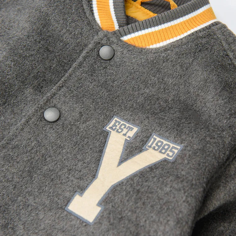 Boy's Bomber Jacket Gray