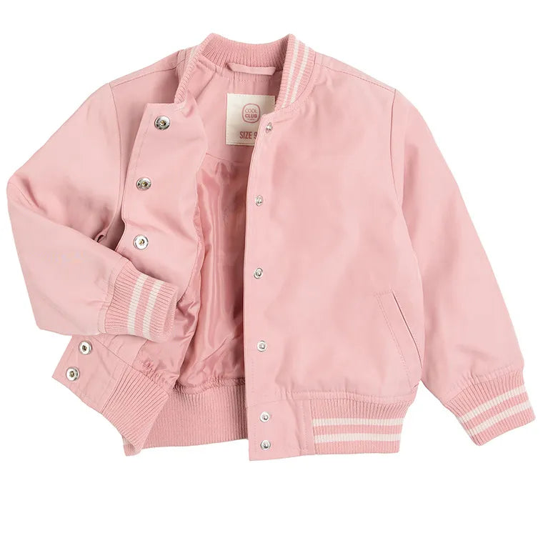 Girl's Bomber Jacket Pink