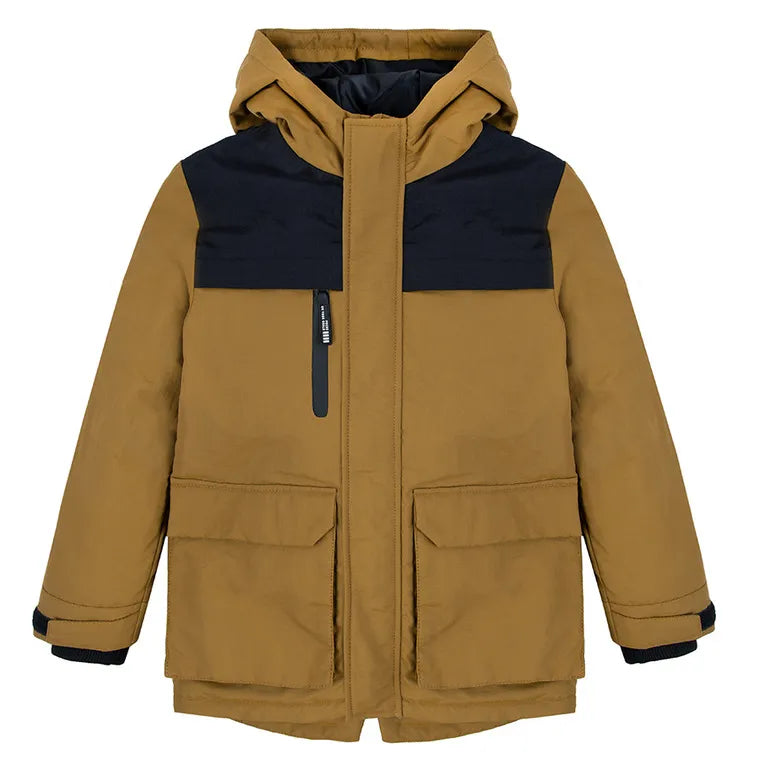 Jacket Boy's with Hooded Brown