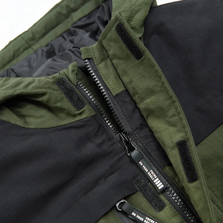 Boy's Hooded Jacket Dark Green