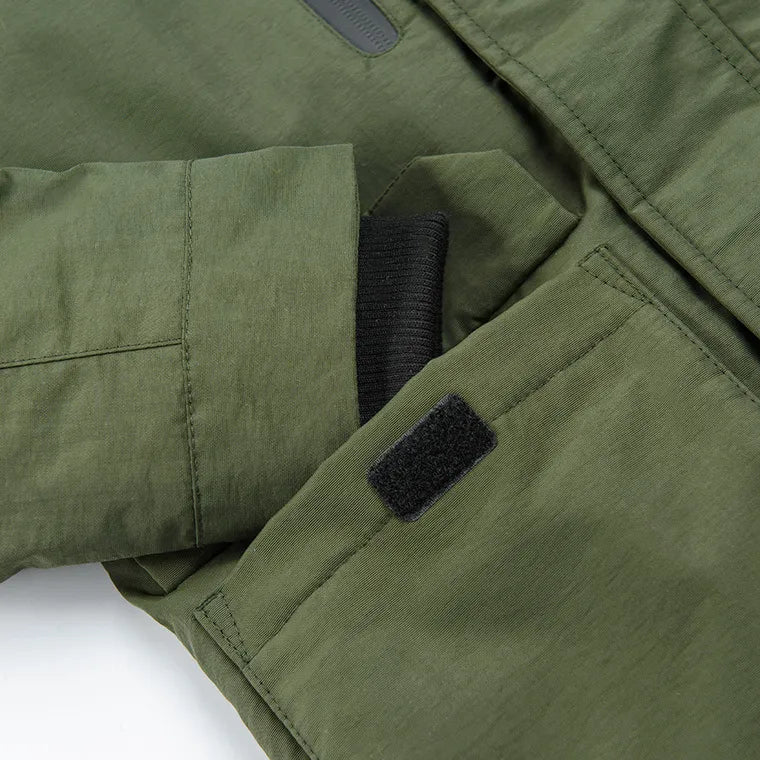 Boy's Hooded Jacket Dark Green