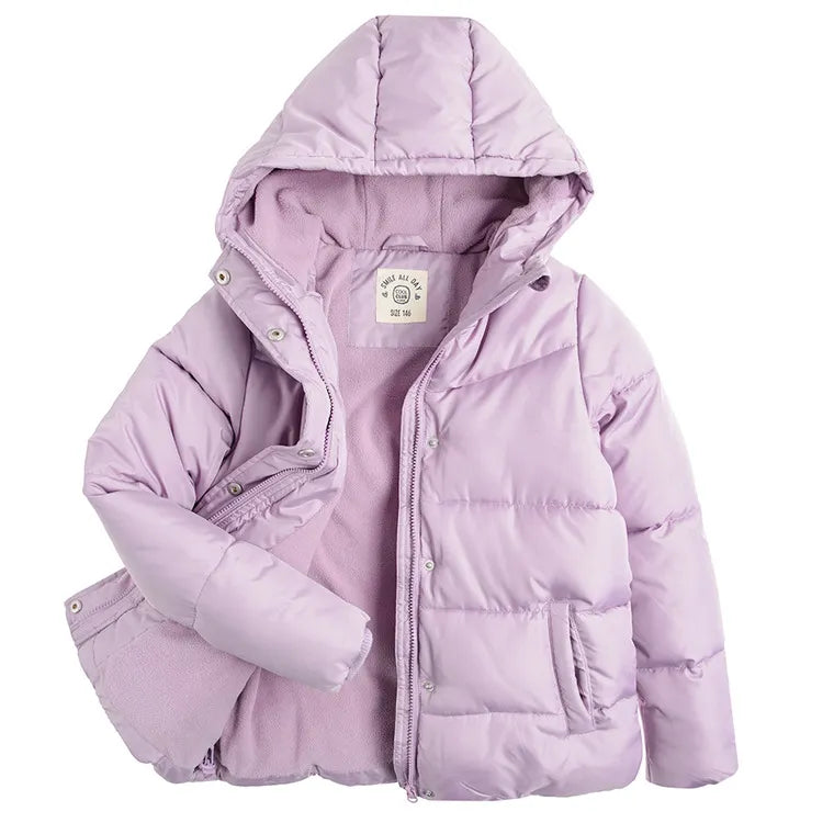 Girl's Hooded Jacket Light Purple