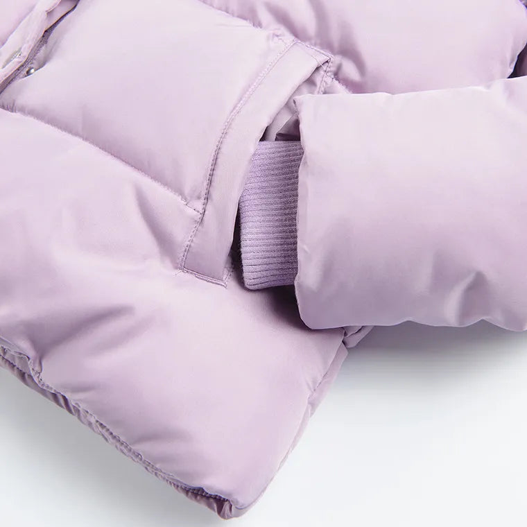 Girl's Hooded Jacket Light Purple