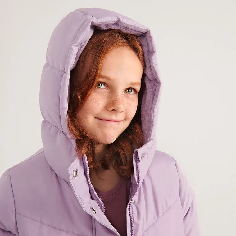Girl's Hooded Jacket Light Purple