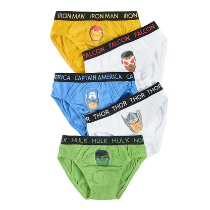 Boy's Briefs Mix The Avengers Set 5 Pack