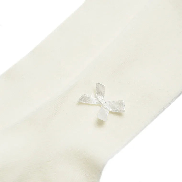 Tights For Girls, Organic Cotton, Ecru, Set, 2 Pcs. CC CHG2102802-00-P
