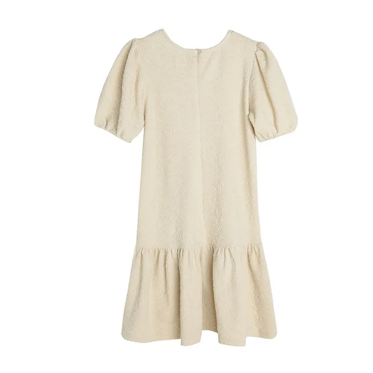 Girl's Dress With Short Sleeves