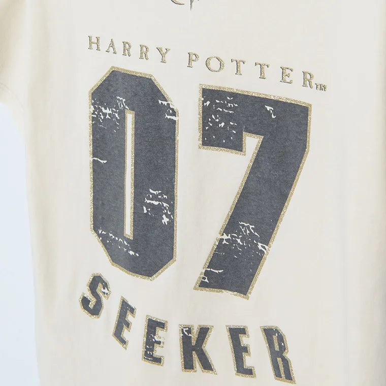 Girl's T Shirt Ecru Harry Potter