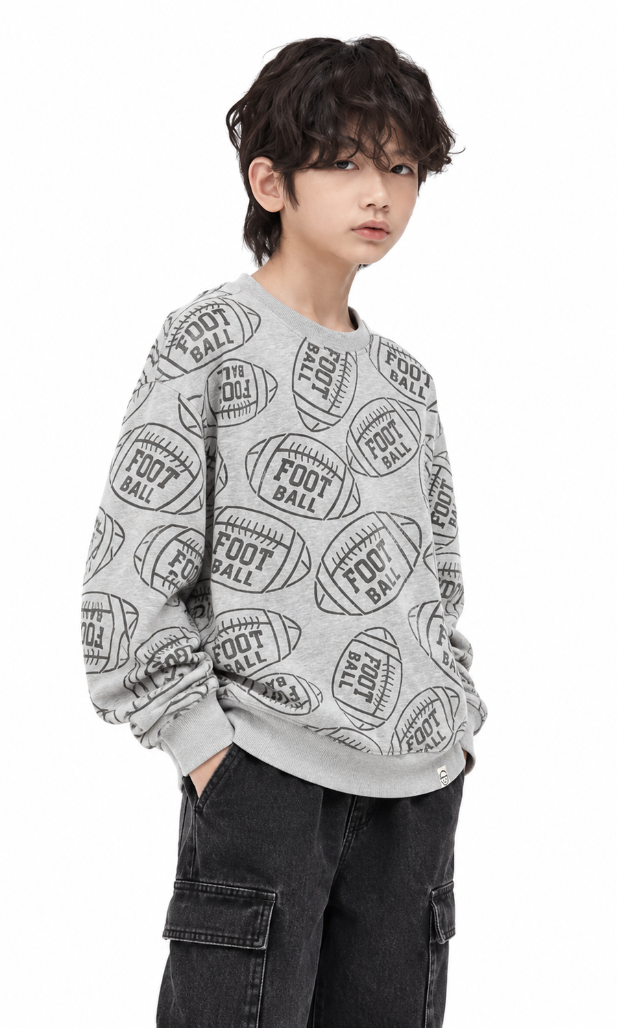 Boy's Sweatshirt Gray
