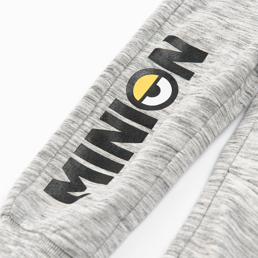 Boy's Sweat Pants Gray Minion