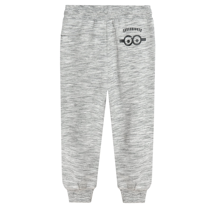 Boy's Sweat Pants Gray Minion