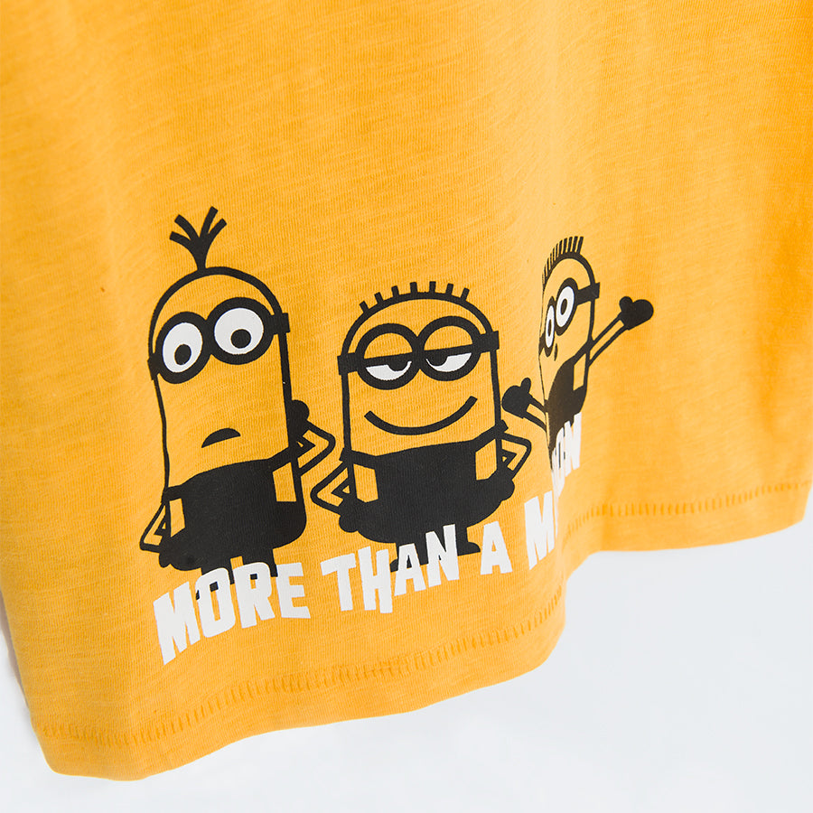 Boy's T Shirt Yellow Minions