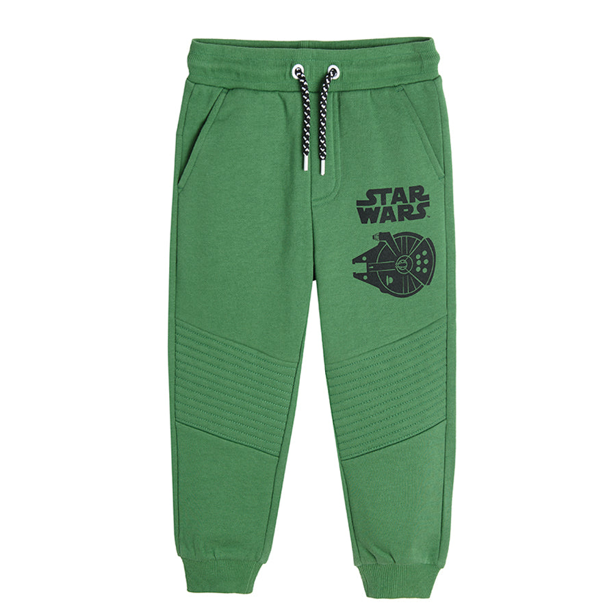 Boy's Sweatpants Green Star Wars