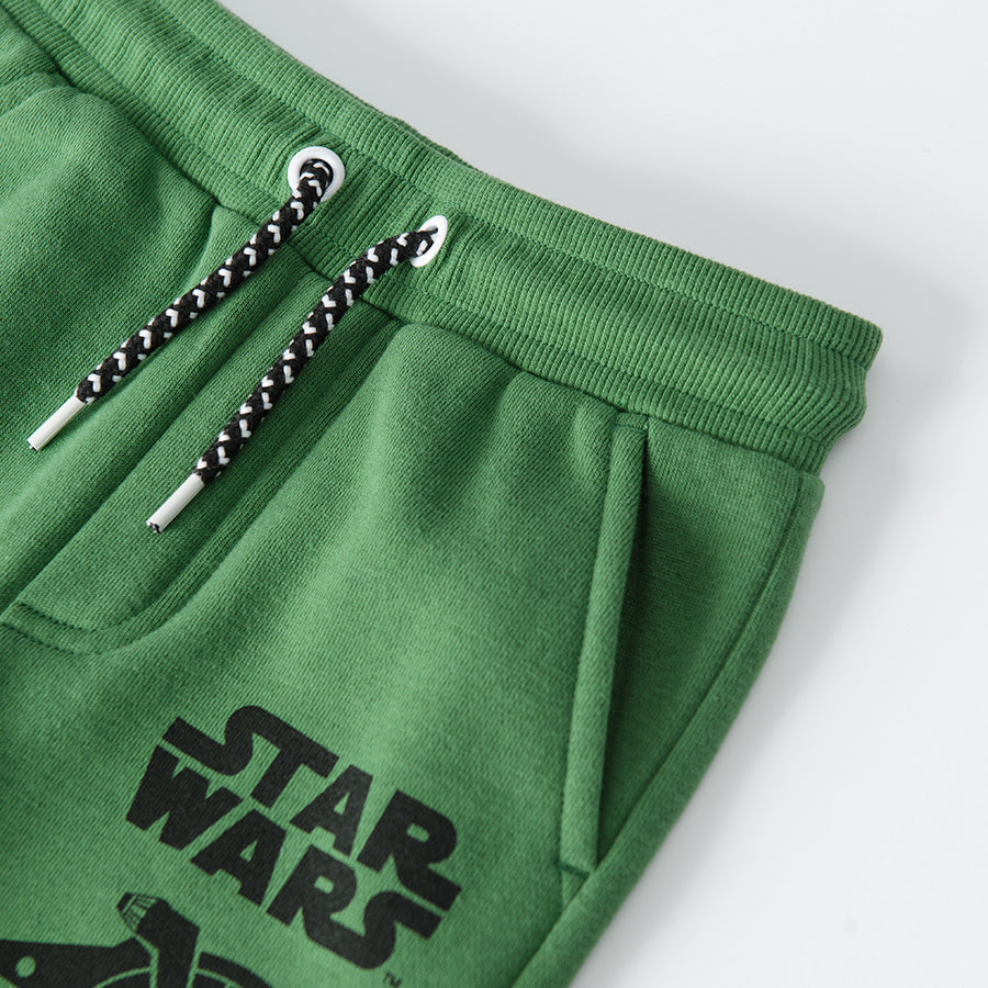 Boy's Sweatpants Green Star Wars