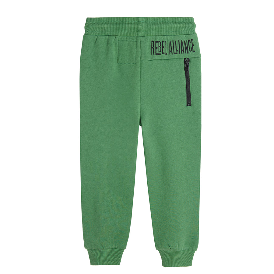 Boy's Sweatpants Green Star Wars