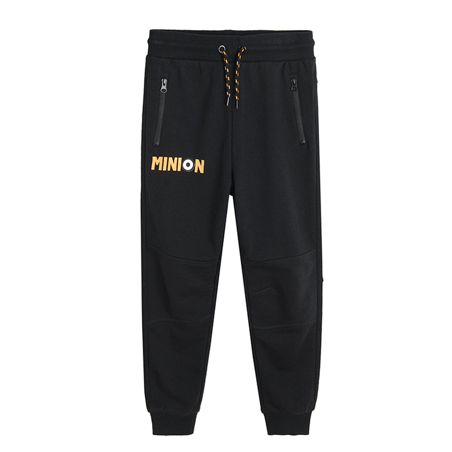 Boy's Sweat Pants Black Minions