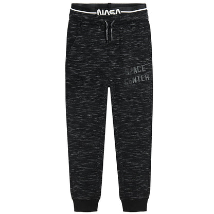 Boy's Sweat Pants Slim Fit Black NASA