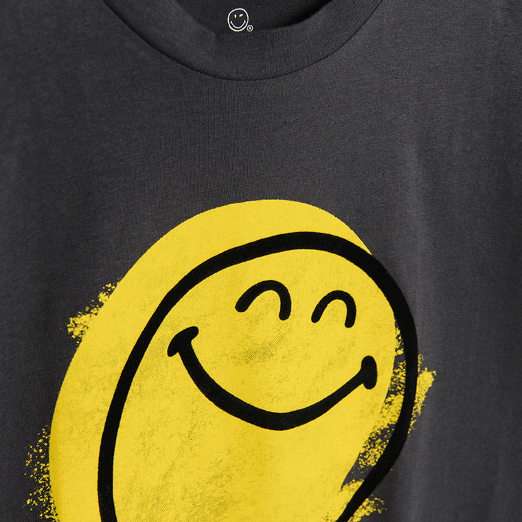 Girl's T-Shirt Graphite Smiley World