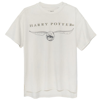 Girl's T Shirt Ecru Harry Potter