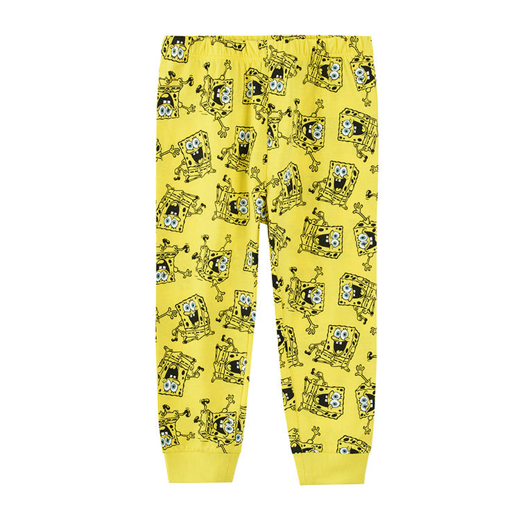 Pajamas For Boys White And Yellow SpongeBob