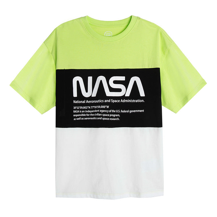 Boy's Pajamas Green And Black Nasa