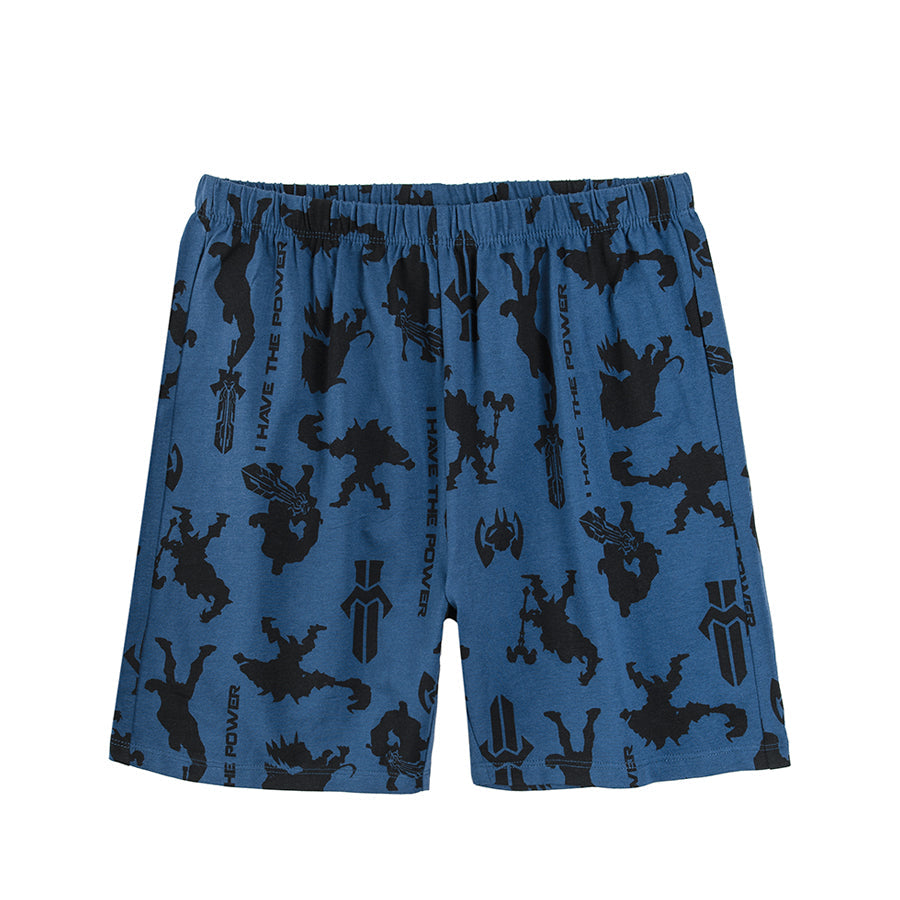 Pajamas for Boy's White & Navy Blue He-Man -