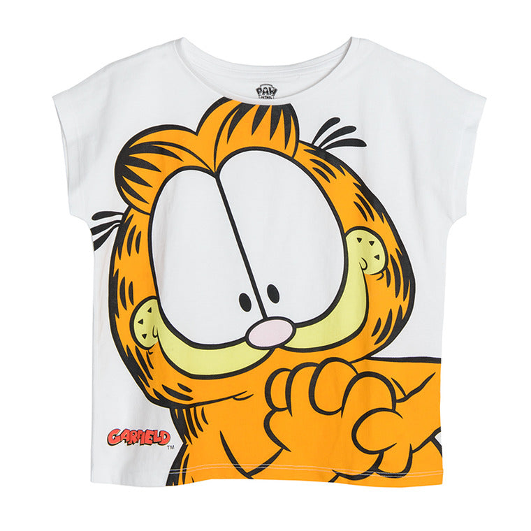 Girl's Pajamas Black And White Garfield