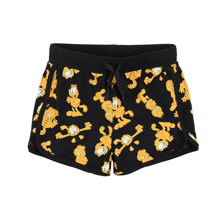 Girl's Pajamas Black And White Garfield