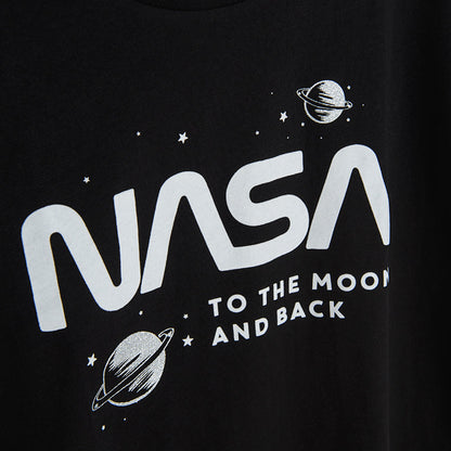 Pajamas for Boy's Black Nasa