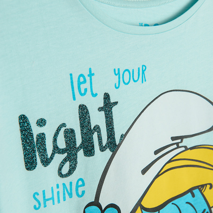 Pajamas for Boy's Sky Blue Let Your Light Shine -