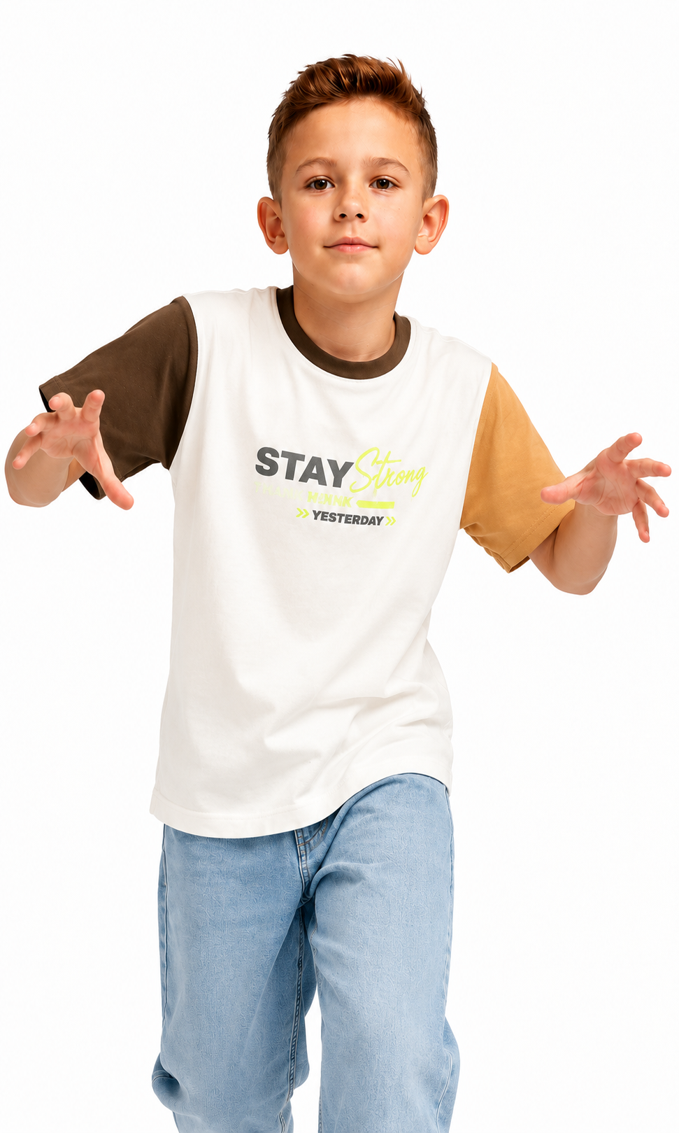 Boys Graphic T-Shirt - White